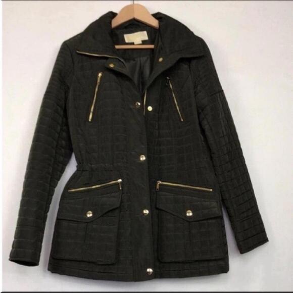 Michael Kors Womens Packable Hooded Puffer‎ Jacket Size S - Picture 1 of 7